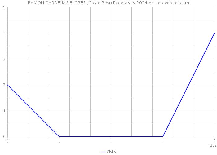RAMON CARDENAS FLORES (Costa Rica) Page visits 2024 