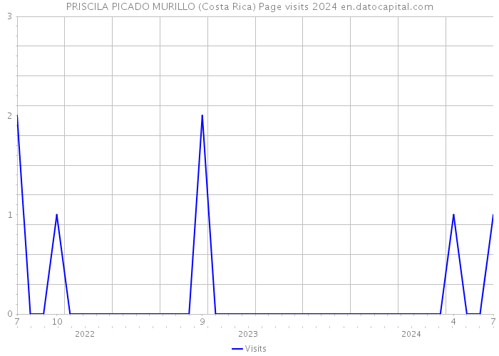 PRISCILA PICADO MURILLO (Costa Rica) Page visits 2024 