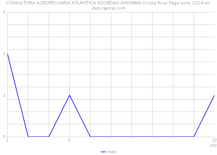 CONSULTORA AGROPECUARIA ATLANTICA SOCIEDAD ANONIMA (Costa Rica) Page visits 2024 