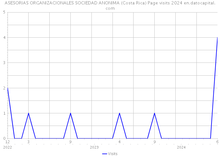 ASESORIAS ORGANIZACIONALES SOCIEDAD ANONIMA (Costa Rica) Page visits 2024 