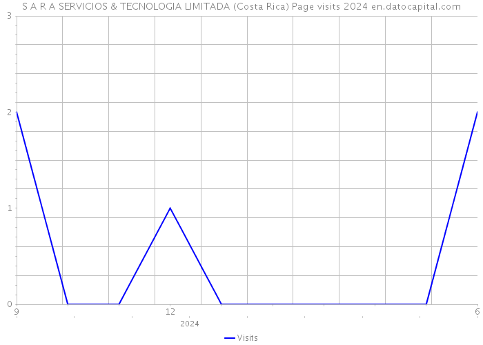 S A R A SERVICIOS & TECNOLOGIA LIMITADA (Costa Rica) Page visits 2024 