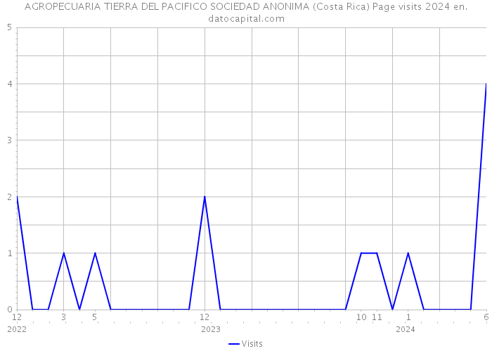 AGROPECUARIA TIERRA DEL PACIFICO SOCIEDAD ANONIMA (Costa Rica) Page visits 2024 