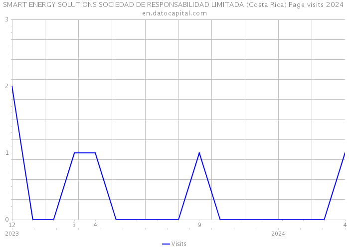 SMART ENERGY SOLUTIONS SOCIEDAD DE RESPONSABILIDAD LIMITADA (Costa Rica) Page visits 2024 