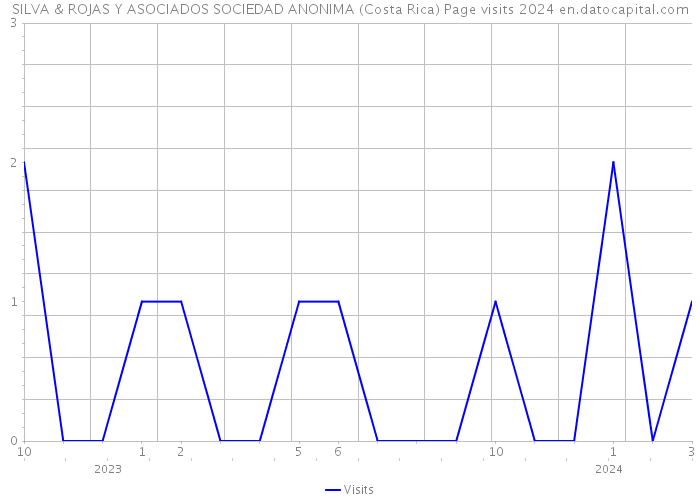 SILVA & ROJAS Y ASOCIADOS SOCIEDAD ANONIMA (Costa Rica) Page visits 2024 