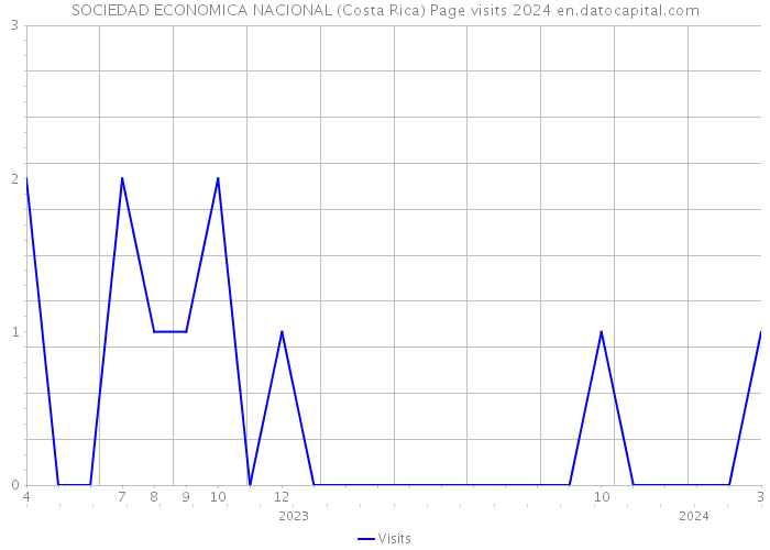 SOCIEDAD ECONOMICA NACIONAL (Costa Rica) Page visits 2024 