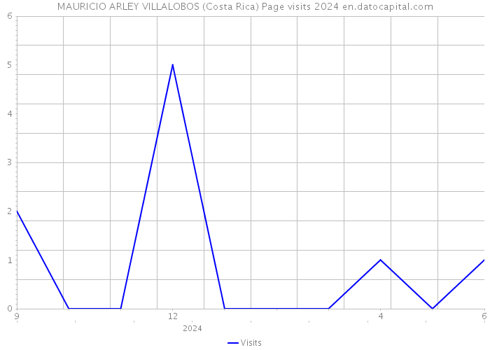 MAURICIO ARLEY VILLALOBOS (Costa Rica) Page visits 2024 