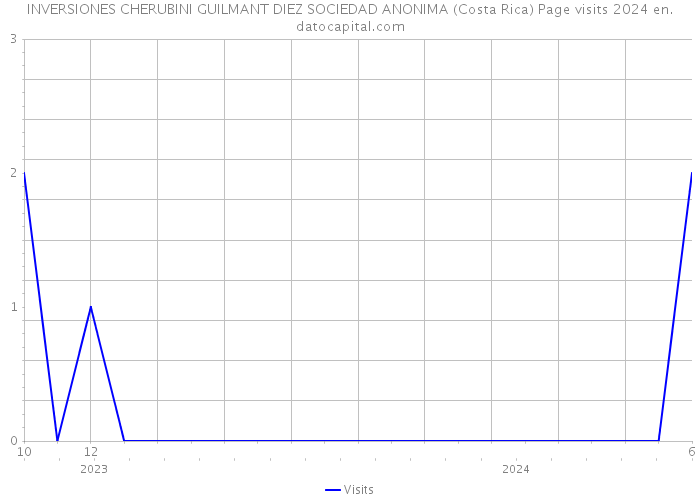 INVERSIONES CHERUBINI GUILMANT DIEZ SOCIEDAD ANONIMA (Costa Rica) Page visits 2024 