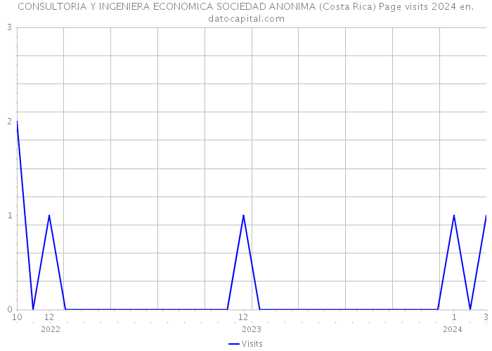 CONSULTORIA Y INGENIERA ECONOMICA SOCIEDAD ANONIMA (Costa Rica) Page visits 2024 