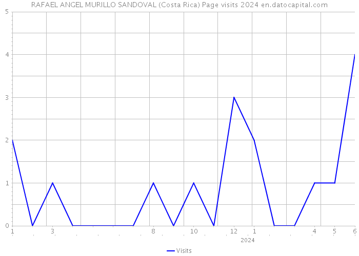 RAFAEL ANGEL MURILLO SANDOVAL (Costa Rica) Page visits 2024 
