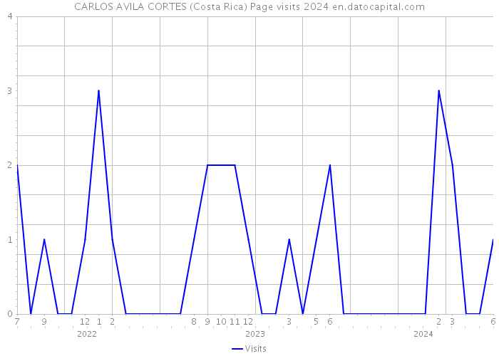 CARLOS AVILA CORTES (Costa Rica) Page visits 2024 
