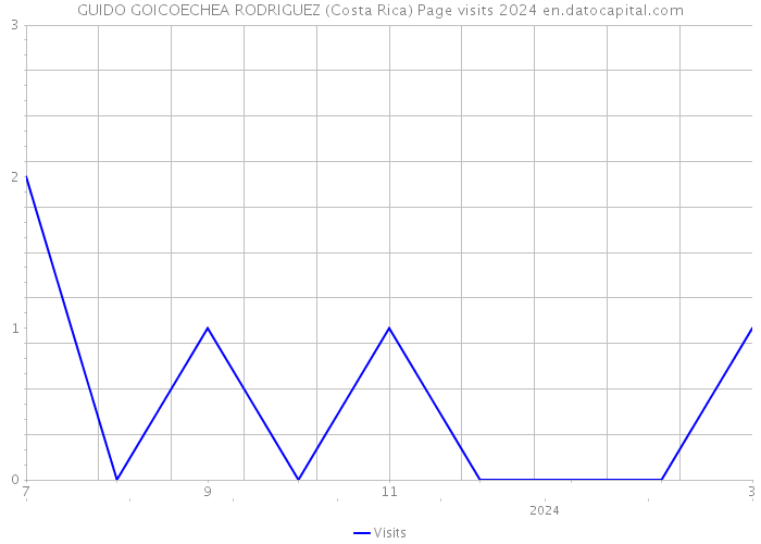 GUIDO GOICOECHEA RODRIGUEZ (Costa Rica) Page visits 2024 