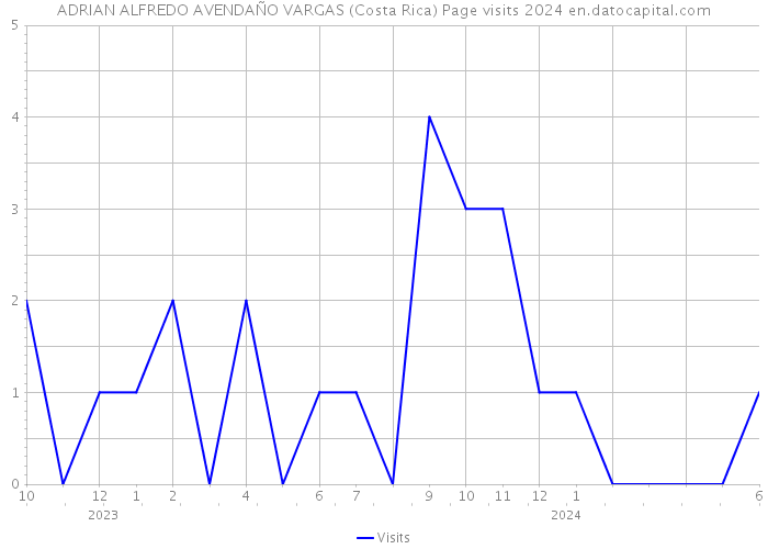 ADRIAN ALFREDO AVENDAÑO VARGAS (Costa Rica) Page visits 2024 