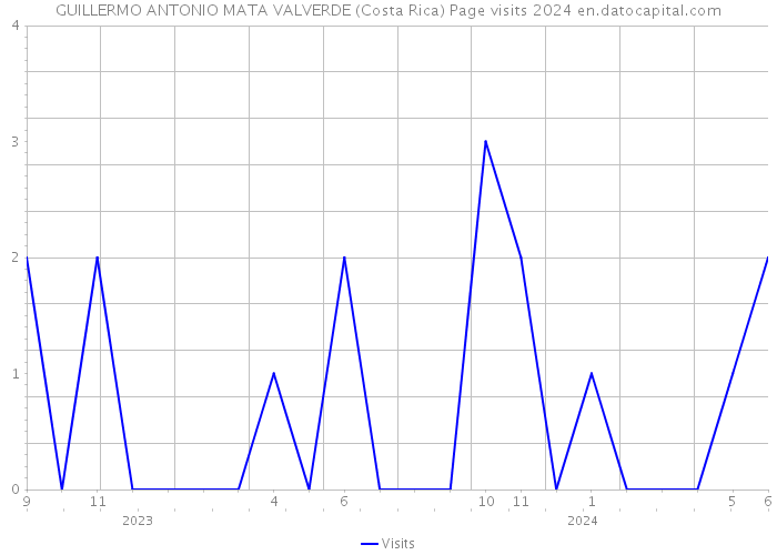 GUILLERMO ANTONIO MATA VALVERDE (Costa Rica) Page visits 2024 