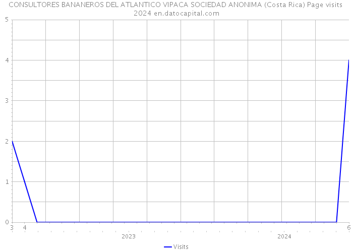 CONSULTORES BANANEROS DEL ATLANTICO VIPACA SOCIEDAD ANONIMA (Costa Rica) Page visits 2024 