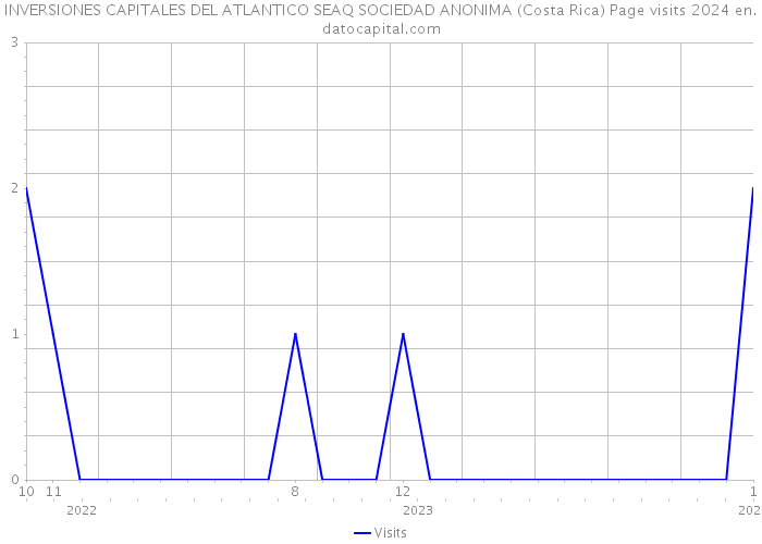 INVERSIONES CAPITALES DEL ATLANTICO SEAQ SOCIEDAD ANONIMA (Costa Rica) Page visits 2024 