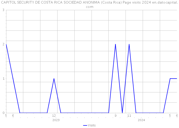 CAPITOL SECURITY DE COSTA RICA SOCIEDAD ANONIMA (Costa Rica) Page visits 2024 