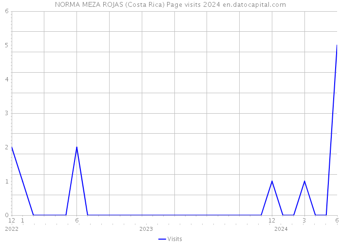 NORMA MEZA ROJAS (Costa Rica) Page visits 2024 