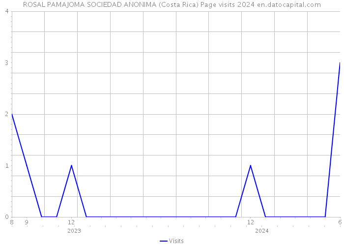 ROSAL PAMAJOMA SOCIEDAD ANONIMA (Costa Rica) Page visits 2024 