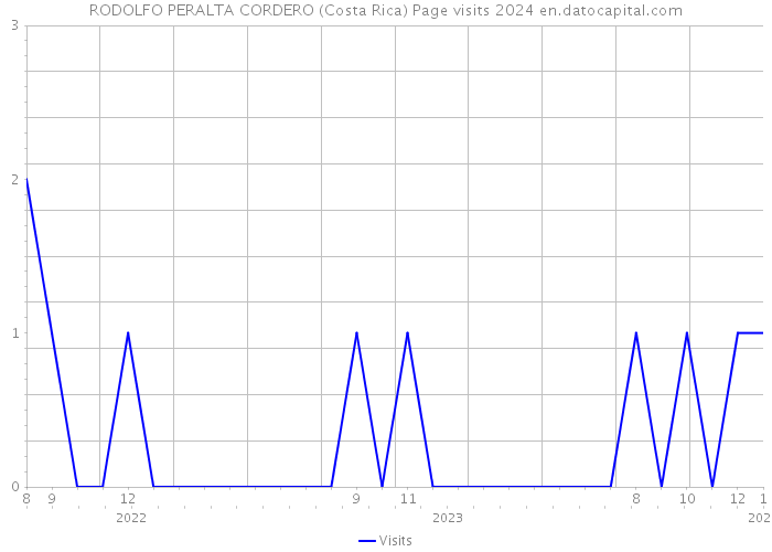 RODOLFO PERALTA CORDERO (Costa Rica) Page visits 2024 