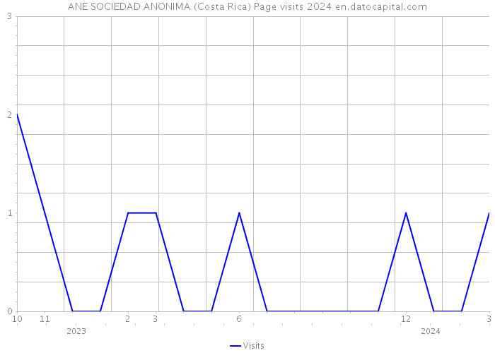 ANE SOCIEDAD ANONIMA (Costa Rica) Page visits 2024 