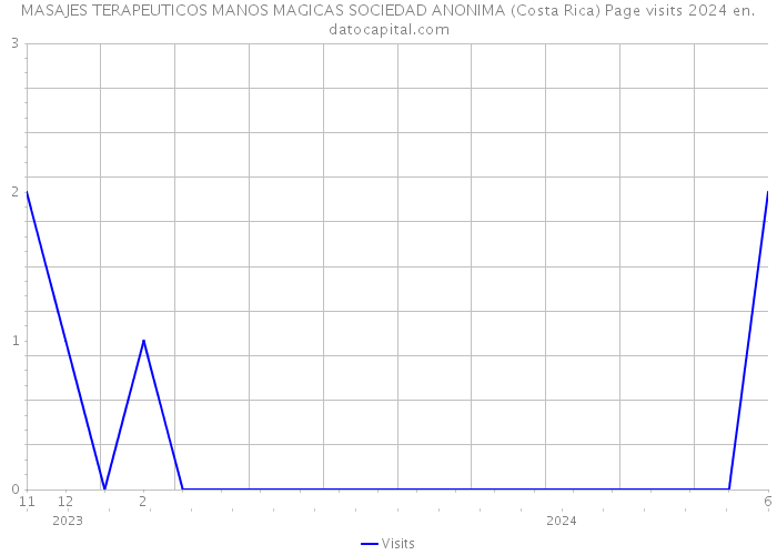 MASAJES TERAPEUTICOS MANOS MAGICAS SOCIEDAD ANONIMA (Costa Rica) Page visits 2024 