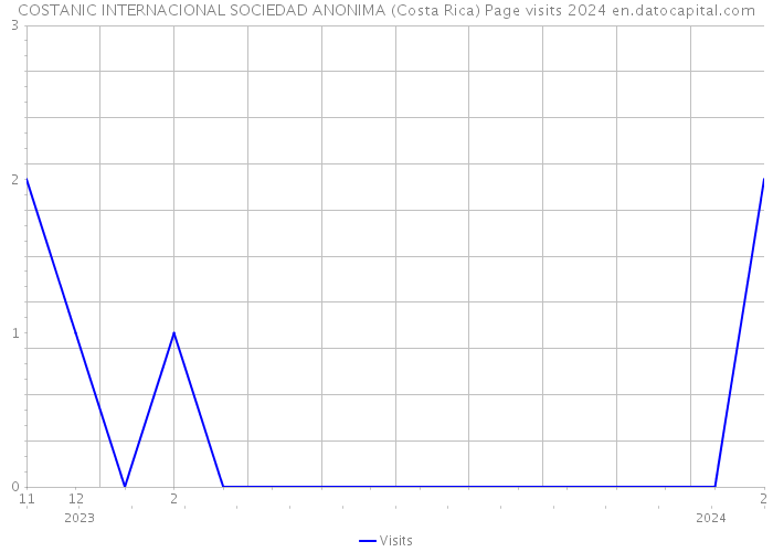 COSTANIC INTERNACIONAL SOCIEDAD ANONIMA (Costa Rica) Page visits 2024 