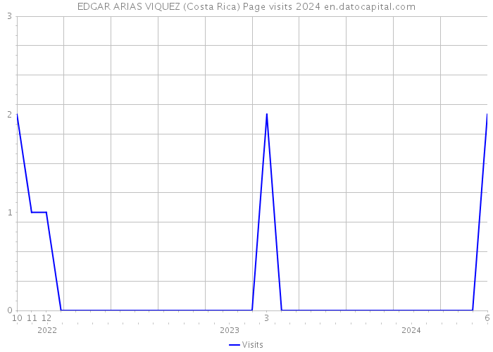 EDGAR ARIAS VIQUEZ (Costa Rica) Page visits 2024 