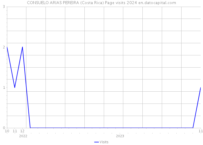 CONSUELO ARIAS PEREIRA (Costa Rica) Page visits 2024 