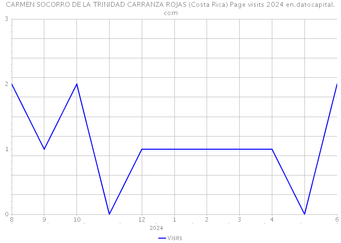 CARMEN SOCORRO DE LA TRINIDAD CARRANZA ROJAS (Costa Rica) Page visits 2024 