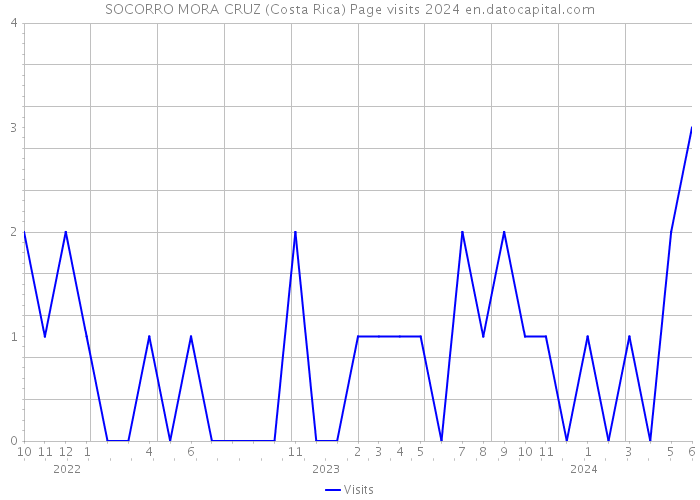 SOCORRO MORA CRUZ (Costa Rica) Page visits 2024 