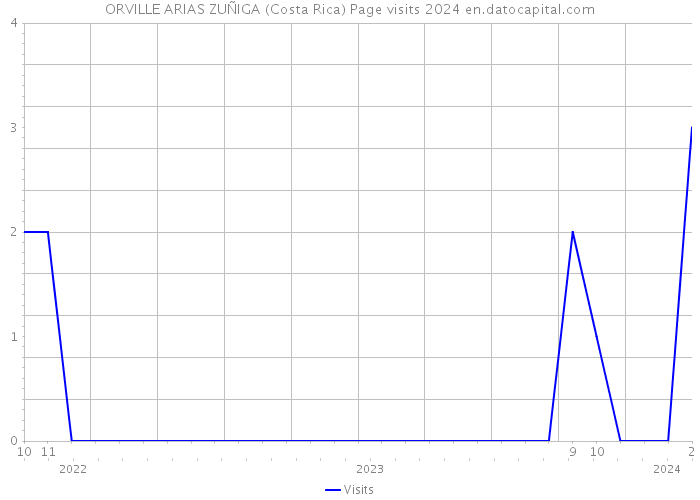 ORVILLE ARIAS ZUÑIGA (Costa Rica) Page visits 2024 
