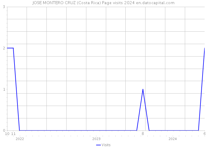 JOSE MONTERO CRUZ (Costa Rica) Page visits 2024 