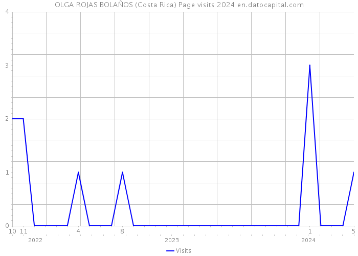 OLGA ROJAS BOLAÑOS (Costa Rica) Page visits 2024 