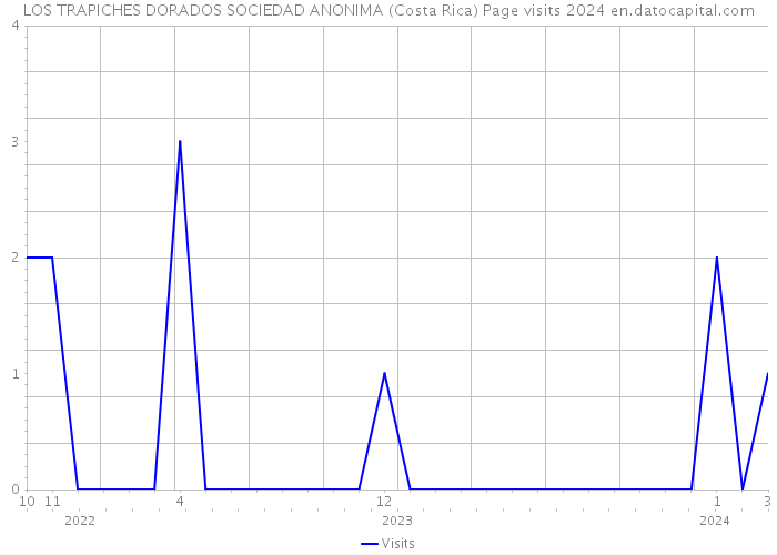 LOS TRAPICHES DORADOS SOCIEDAD ANONIMA (Costa Rica) Page visits 2024 