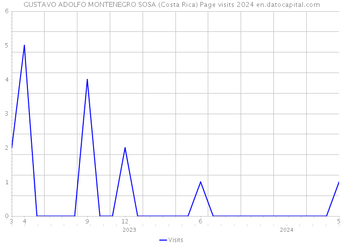 GUSTAVO ADOLFO MONTENEGRO SOSA (Costa Rica) Page visits 2024 