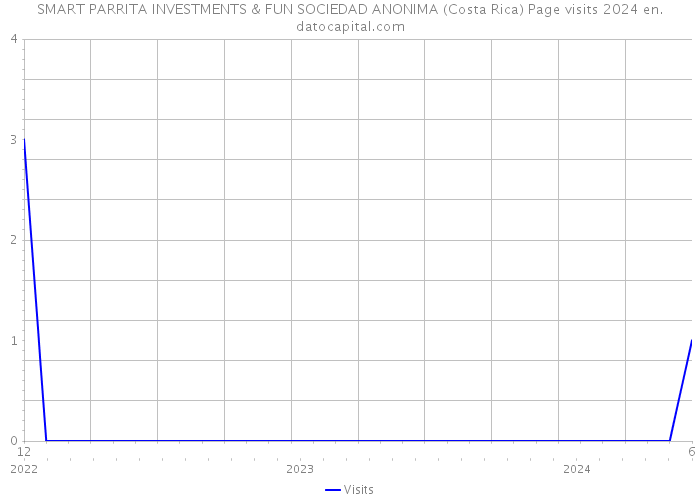 SMART PARRITA INVESTMENTS & FUN SOCIEDAD ANONIMA (Costa Rica) Page visits 2024 