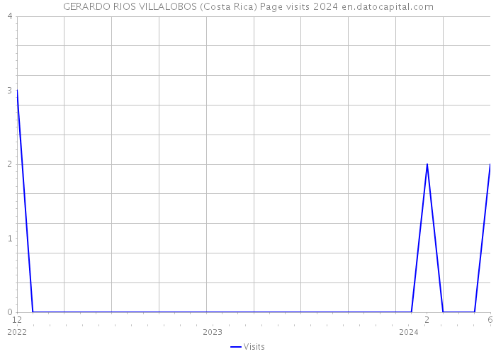 GERARDO RIOS VILLALOBOS (Costa Rica) Page visits 2024 