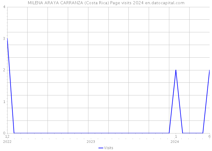 MILENA ARAYA CARRANZA (Costa Rica) Page visits 2024 