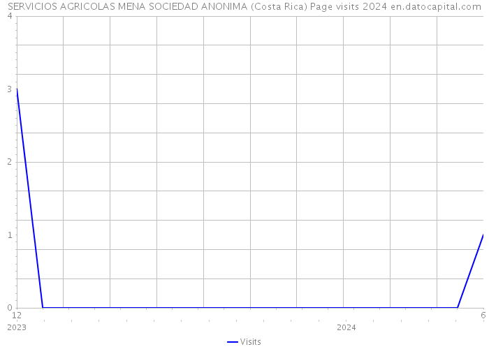SERVICIOS AGRICOLAS MENA SOCIEDAD ANONIMA (Costa Rica) Page visits 2024 