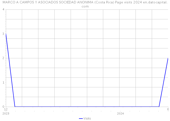 MARCO A CAMPOS Y ASOCIADOS SOCIEDAD ANONIMA (Costa Rica) Page visits 2024 