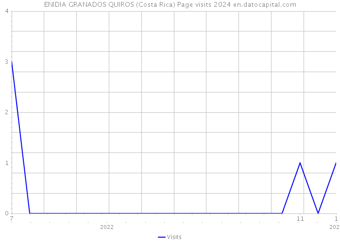 ENIDIA GRANADOS QUIROS (Costa Rica) Page visits 2024 