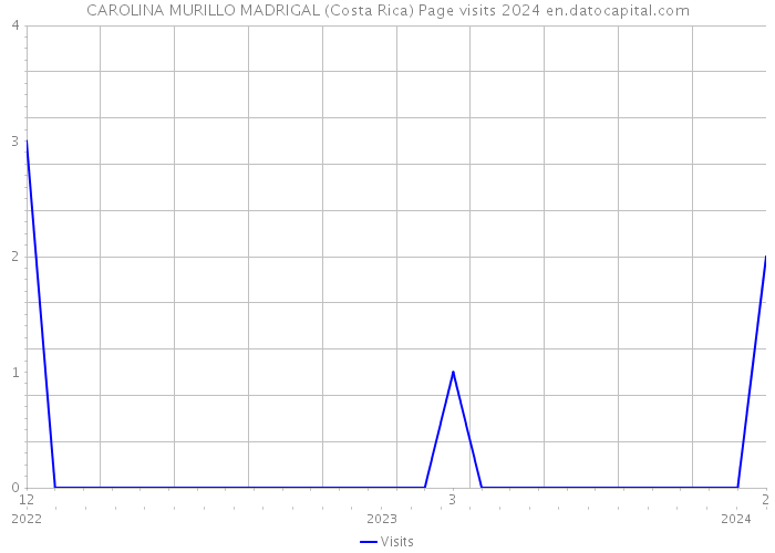 CAROLINA MURILLO MADRIGAL (Costa Rica) Page visits 2024 
