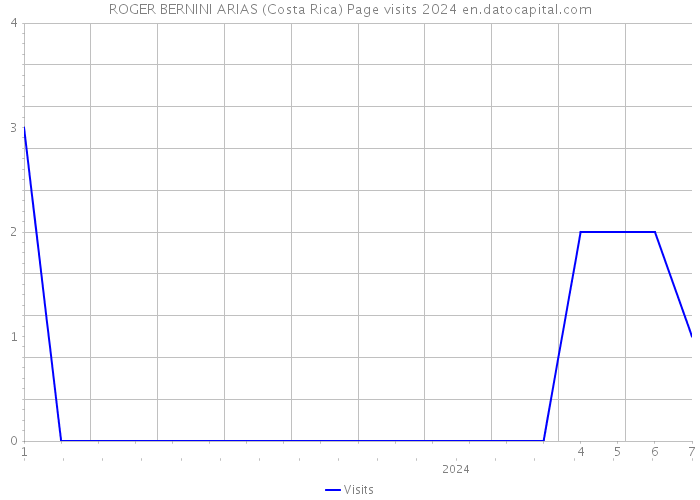 ROGER BERNINI ARIAS (Costa Rica) Page visits 2024 