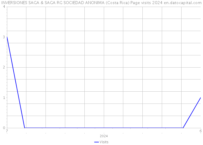 INVERSIONES SAGA & SAGA RG SOCIEDAD ANONIMA (Costa Rica) Page visits 2024 