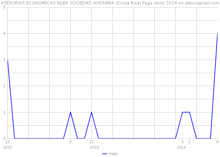 ASESORIAS ECONOMICAS SILBA SOCIEDAD ANONIMA (Costa Rica) Page visits 2024 