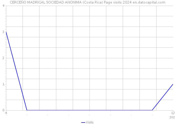 CERCEŃO MADRIGAL SOCIEDAD ANONIMA (Costa Rica) Page visits 2024 