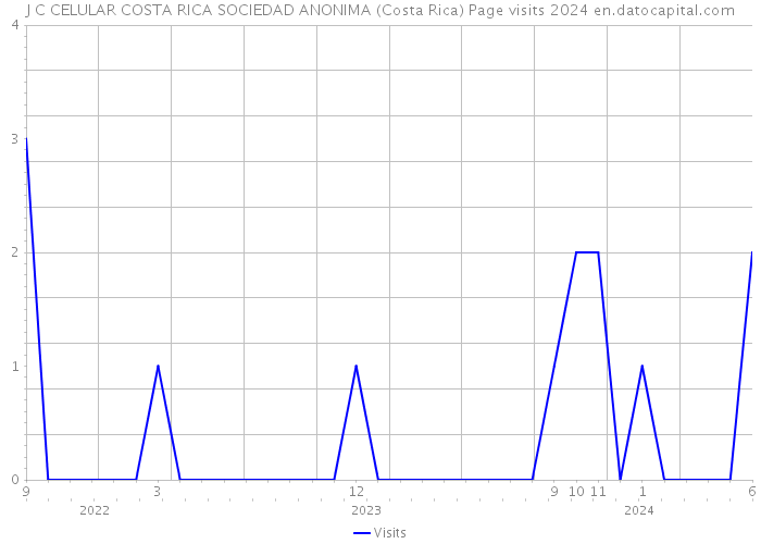 J C CELULAR COSTA RICA SOCIEDAD ANONIMA (Costa Rica) Page visits 2024 