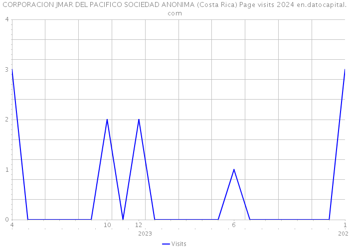 CORPORACION JMAR DEL PACIFICO SOCIEDAD ANONIMA (Costa Rica) Page visits 2024 