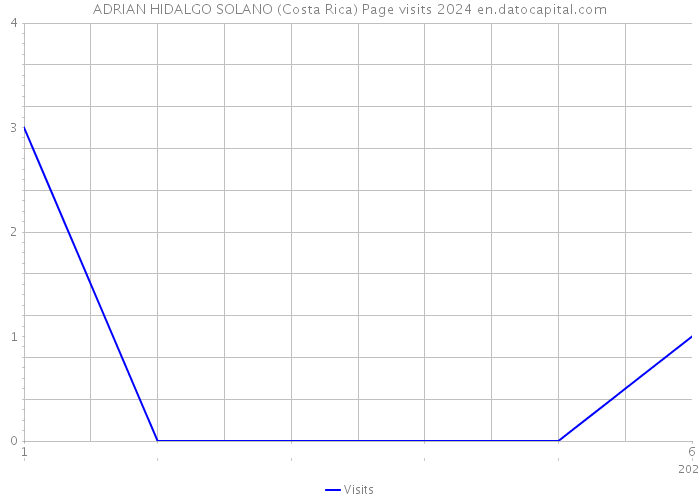 ADRIAN HIDALGO SOLANO (Costa Rica) Page visits 2024 