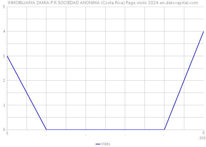 INMOBILIARIA ZAMIA P R SOCIEDAD ANONIMA (Costa Rica) Page visits 2024 